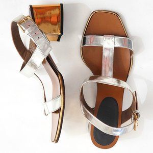 Marni Silver & Gold Sandals